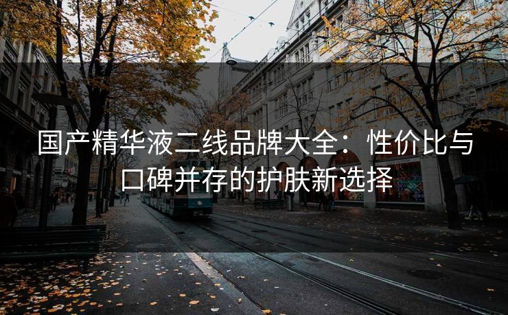 国产精华液二线品牌大全：性价比与口碑并存的护肤新选择